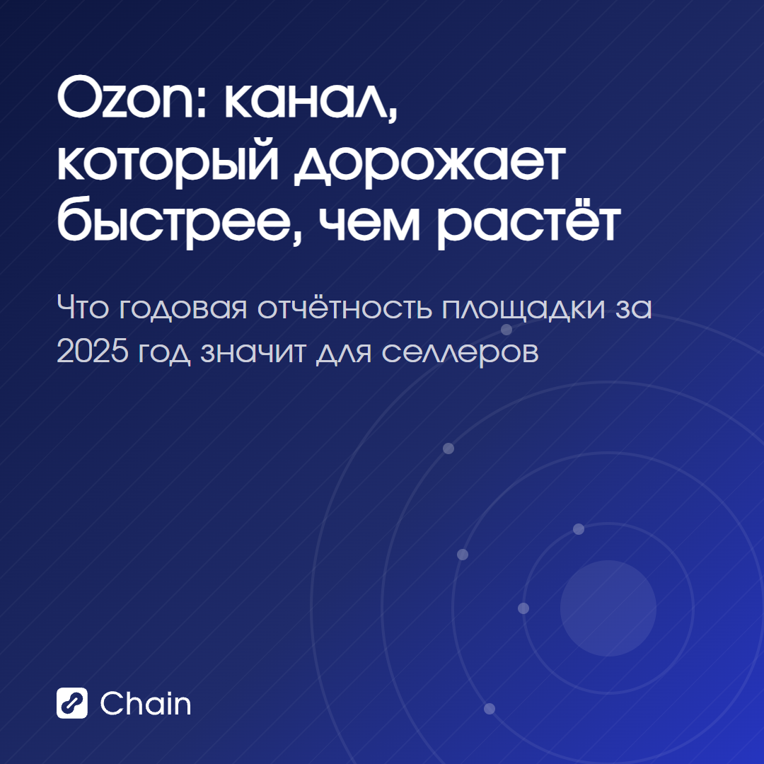 Отчётность Ozon за 2025: канал, который дорожает быстрее, чем растёт